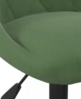 Jedálenské zostavy Otočná jedálenská stolička 2 ks zamat / kov Dekorhome Tmavosivá