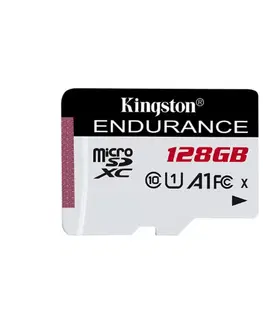Pamäťové karty Kingston High Endurance Micro SDXC 128 GB, UHS-I U1, Class 10 - rýchlosť 95 MB/s