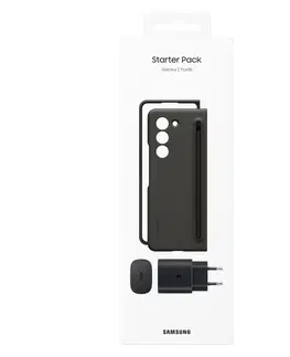 Puzdrá na mobilné telefóny Starter Pack pre Samsung Galaxy Z Fold5, black EF-OF94KKBEGWW