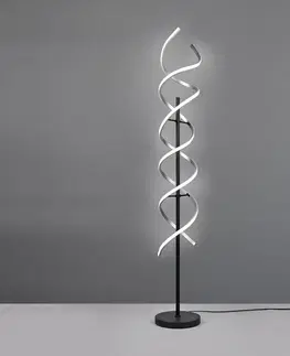 Stojacie lampy Trio Lighting LED lampa Sequence, stmievateľná, CCT, hliník