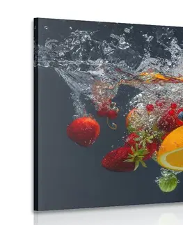 Obrazy jedlá a nápoje Obraz ovocie vo vode