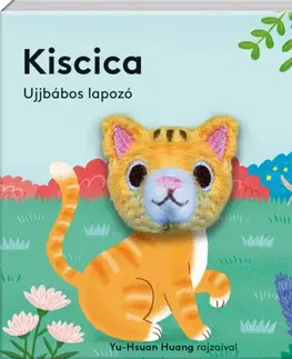 Leporelá, krabičky, puzzle knihy Ujjbábos lapozó - Kiscica