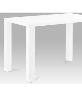Jedálenské stoly KONDELA Asper New Typ 2 jedálenský stôl biely lesk