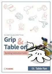 Svetová beletria SPIKE™ Prime 08. Table Fan Building Instruction Guide