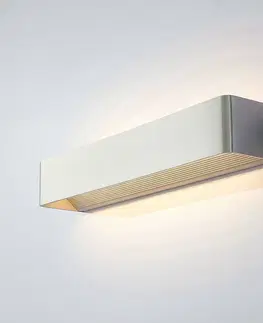 Nástenné svietidlá Lindby Nástenné LED svietidlo Lonisa, nikel, 53 cm