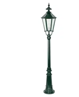 Verejné osvetlenie K.S. Verlichting Stĺpové svetlo Dublin, tlakovo liaty hliník zelené