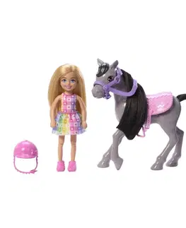Hračky bábiky MATTEL - Barbie Chelsea S Poníkom