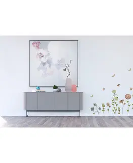 Samolepky na stenu Samolepiaca dekorácia Flowers colors, 42,5 x 65 cm