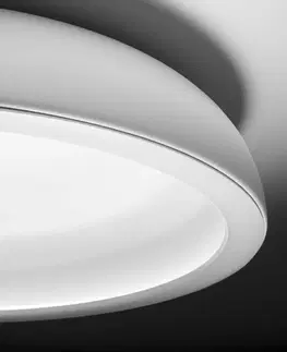 Stropné svietidlá Stilnovo Stilnovo Reflexio stropné LED svetlo Ø 65 cm biela