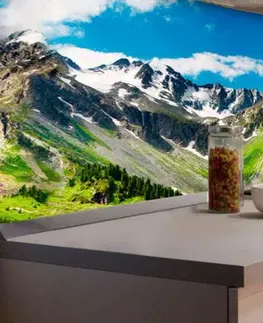 Tapety Samolepiaca fototapeta do kuchyne očarujúce hory