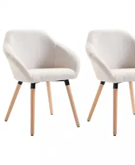Stoličky Jedálenská stolička látka / drevo Dekorhome Zelená