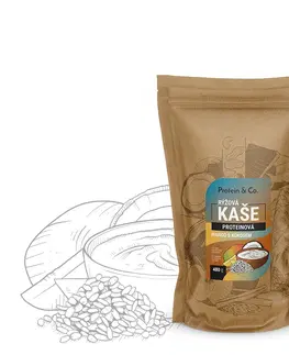 Kaše, müsli a cereálie Protein & Co. Proteínová ryžová kaša 480 g Zvoľ príchuť: Sweet natural