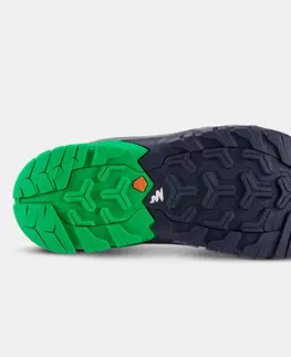 tenis Detská turistická nepremokavá obuv Crossrock so suchým zipsom 28-34 zelená