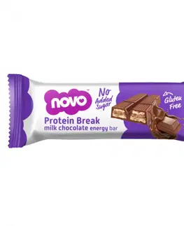 Proteínové tyčinky Novo Nutrition Protein break bar 21,5 g mliečna čokoláda