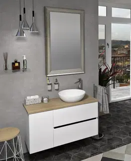 Kúpeľňa SAPHO - ODETTA skrinka spodná dvierková 30x50x43,5cm, pravá/ľavá, dub strieborný DT300-1111