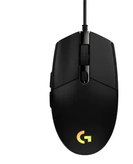 Myši Herná myš Logitech G203 Lightsync Gaming Mouse, čierna 910-005796