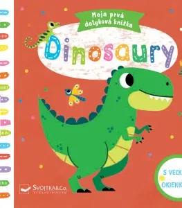 Leporelá, krabičky, puzzle knihy Dinosaury - Moja prvá dotyková knižka - Americo Tiago