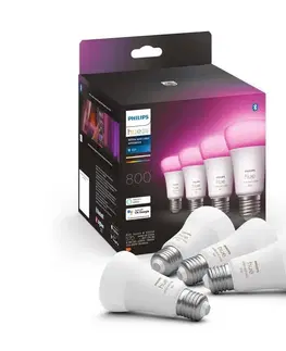 LED osvetlenie Philips SADA 4x LED Stmievateľná žiarovka Philips Hue WACA E27/6,5W/230V 2000-6500K 