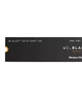 Pevné disky WD Black SN770 SSD 1TB M.2 NVMe Gen4 51504900 MBps WDS100T3X0E