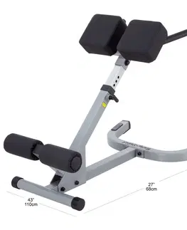 Posilňovacie lavice GHYP45 Body-Solid Hyperextenzia 45°