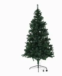 Vianočné stromčeky Vianočný stromček so svetielkami, zelená, 180 cm, LED450, CHRISTMAS TYP 5