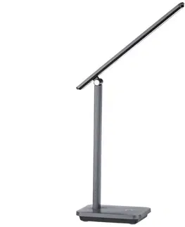 Lampy Eglo Eglo 900957-LED Stmievateľná nabíjacia stolná lampa INIESTA 3,6W/230V 1800mAh šedá 