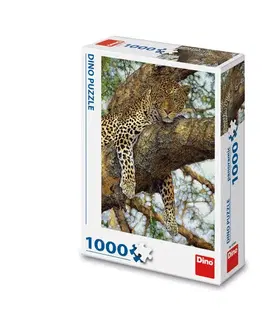 1000 dielikov Dino Toys Puzzle Leopard škvrnitý 1000 Dino