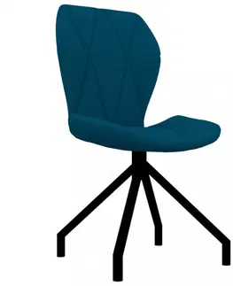 Jedálenské stoličky a kreslá Jedálenská stolička 4 ks umelá koža Dekorhome Zelená