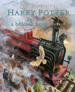 Fantasy, upíri Harry Potter és a bölcsek köve - Illusztrált kiadás - Joanne K. Rowling