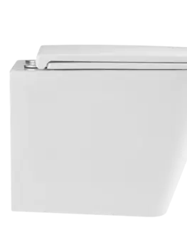Záchody DEANTE Podstavný rám, pre závesné WC misy bez tlačidla + WC INVENA FLORINA WITH SOFT  se sedlem RIMLESS CST_WC01 X FL1