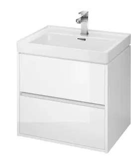 Kúpeľňa CERSANIT - SET B104 CREA 60, biely (skrinka + umývadlo) S801-278