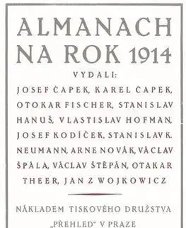 Literárna veda, jazykoveda Almanach na rok 1914 - Kolektív autorov
