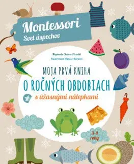 Príroda Moja prvá kniha o ročných obdobiach (Montessori: Svet úspechov) - Chiara Piroddi,Kristína Lackovičová