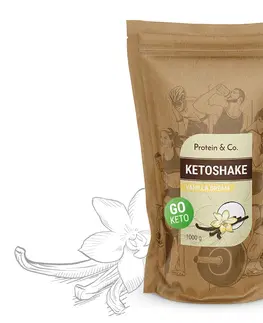 Ketodiéta Protein & Co. Ketoshake – proteínový diétny koktail Váha: 500 g, PRÍCHUŤ: Vanilla dream