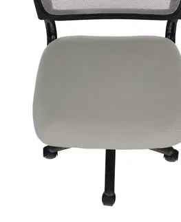 Kancelárske kreslá Otočná stolička, sivá/čierna, RAMIZA