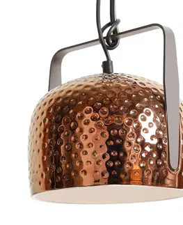Závesné svietidlá Karman Karman Bag – bronzová závesná lampa, 32 cm