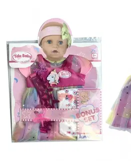 Hračky bábiky MAC TOYS - Šaty s jednorožcom na bábiku 40-43cm