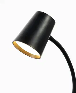 Stolové lampy s klipom Lindby Lindby Ailina stolová LED lampa, upínanie, čierna