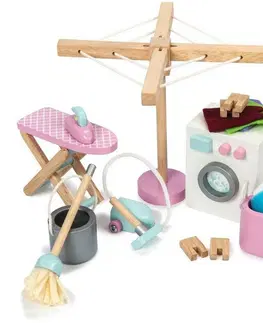 Drevené hračky Le Toy Van Nábytok práčovňa