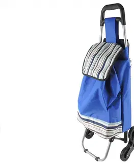 Nákupné tašky a košíky MAKRO - Taška na kolieskach so sedadlom rôzne vzory