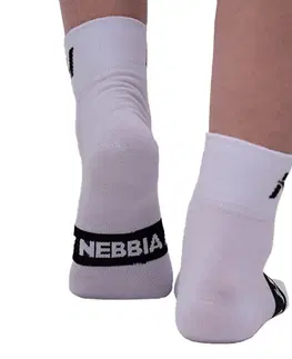 Pánske ponožky Ponožky Nebbia "EXTRA PUSH" crew 128 White - 43-46
