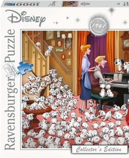 1000 dielikov Ravensburger Puzzle Disney: 101 dalmatíncov 1000 Ravensburger