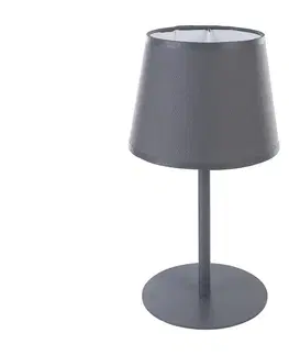 Lampy  Stolná lampa MAJA 1xE27/15W/230V šedá 