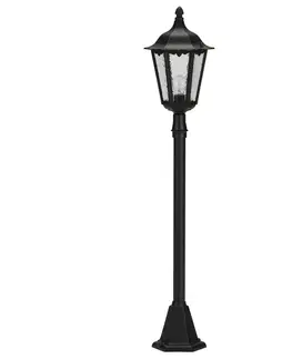 Osvetlenie príjazdovej cesty Albert Leuchten Chodníkové svietidlo 4142, čierne