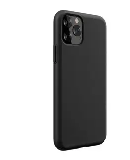 Puzdrá na mobilné telefóny Devia kryt Nature Series Silicone Case pre Apple iPhone 11 Pro, čierne 6938595332852
