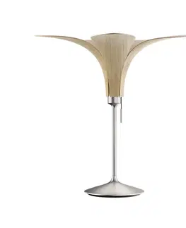 Stolové lampy UMAGE UMAGE Jazz stolová lampa svetlý dub podstavec oceľ