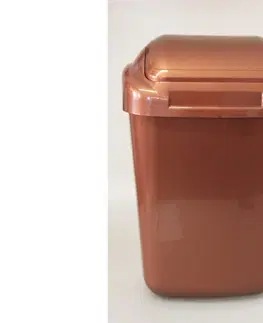 Odpadkové koše PLAFOR - Kôš na odpad 30L medený plast