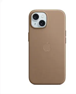 Puzdrá na mobilné telefóny Apple iPhone 15 Plus FineWoven Case with MagSafe - Taupe MT473ZM/A