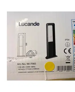 Záhradné lampy Lucande Lucande - LED Vonkajšia lampa SECUNDA LED/11W/230V IP54 