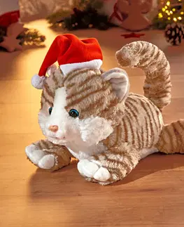 Drobné dekorácie a doplnky Vianočná mačička "Kitty"